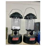 (2) Coleman Battery Powered Lanterns