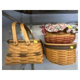(3) Longaberger Baskets
