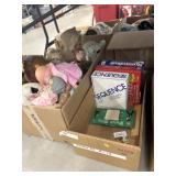(2) Boxes of Board Games and Dolls