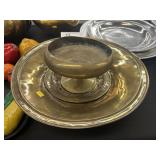 Brass Pedestal Bowls