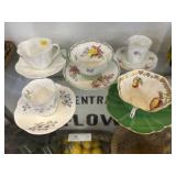 5 Chinaware Cups & Saucers