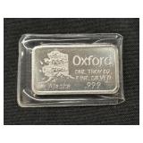1 Troy Oz. Sterling Silver Ingot