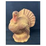 Paper Mache Turkey Form Candy Container