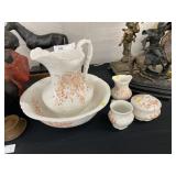 Porcelain Pitcher & Bowl Set