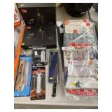 Table Cloths, wine Set, and Kitchen Wares