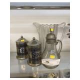 Canisters, Pitcher & Syrup Bottle