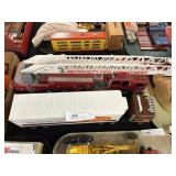 Pressed Steel Toy Truck & Firetruck