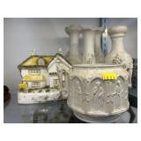 Creamware Vases & Porcelain House