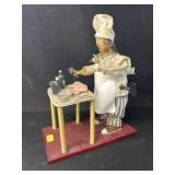 Composition & Pressed Steel Wind-up Butcher