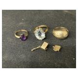 (3) 14K Rings