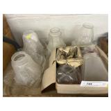 Grouping of New Glass Lamp Shades