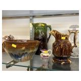 Stoneware, Porcelain & Decorative Pottery Pitchers