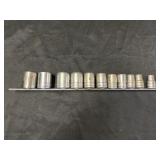 11pc SK 1/2" Drive SAE Sockets