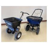 (2) Walk Behind Broadcast Spreaders