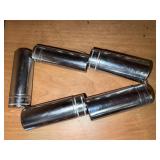 (5) Snap-On 1/2" Drive Metric Sockets