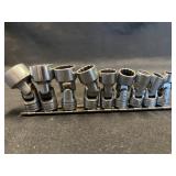 9pc SAE Flex Head Socket Set