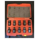 Imported Metric 1/4" Drive Universal Socket Set