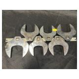 6pc Snap-On SAE Crows Foot Wrench Set
