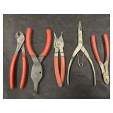 Snap-On Snap Ring Pliers, Etc.