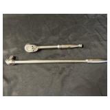 Snap-On 1/2" Drive Ratchet & Breaker Bar