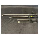 (4) Snap-On Chisels
