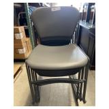 (7) Stacking Student Chairs