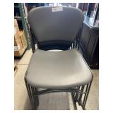 (6) Stacking Student Chairs