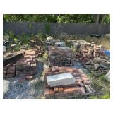 (9) Assorted Skids of Red Brick