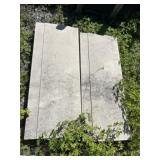 (2) Marble Slabs