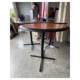 (3) High Top Cafe Tables
