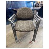 (3) Stacking Arm Chairs