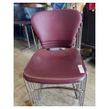 (5) Stacking Student Chairs
