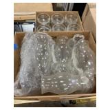 (30) Glass Candle Holders w/ Chimneys