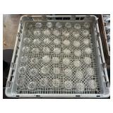 (2) Dish Racks w/ Dolley w/ 90 Condiment Cups