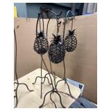 (4) Pineapple Form Tea Lights
