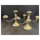 2 Sterling Weighted Candlesticks