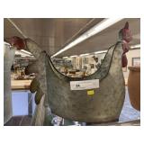 Galvanized Chicken Planter