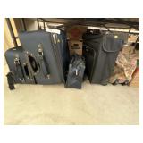 Suitcases w/ Travel Bags