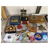 Railroad Figurines w/ Oil Can & Promotional Items
