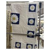 Floral & Block Pattern Quilt