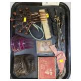 Vintage Hair Combs & Stick Pins