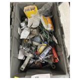 Storage Tote w/ Assorted Hardware