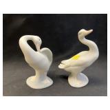 2 Lladro Porcelain Swans