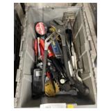 Assorted Hand Tools w/ Storage Tote