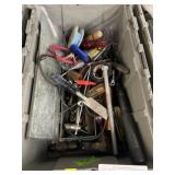 Assorted Hand Tools w/ Storage Tote