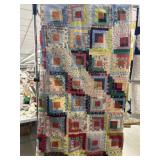 Log Cabin Quilt Top