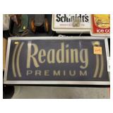 Reading Lighted Beer Sign