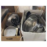 2 Boxes of Cookware
