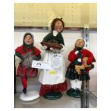 3 Byers Choice Dolls