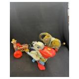 3 Vintage Fisher-Price Wooden Pull Toys
